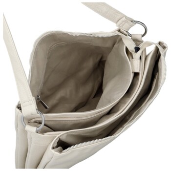 Dámska crossbody kabelka krémová - Paolo bags Amery