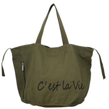 Dámska kabelka na rameno khaki - Paolo bags Espe