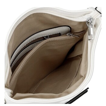 Dámska crossbody kabelka biela - Romina & Co Bags Emelie