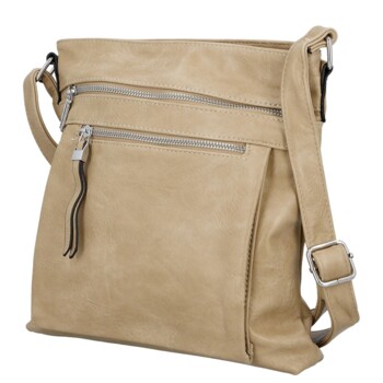 Dámska crossbody kabelka béžová - Romina & Co Bags Emelie