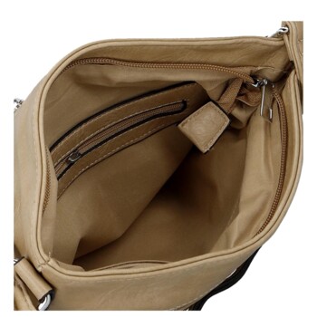 Dámska crossbody kabelka béžová - Romina & Co Bags Emelie