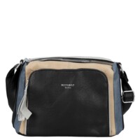 Dámska crossbody kabelka čierna/modrá - Firenze Joelle