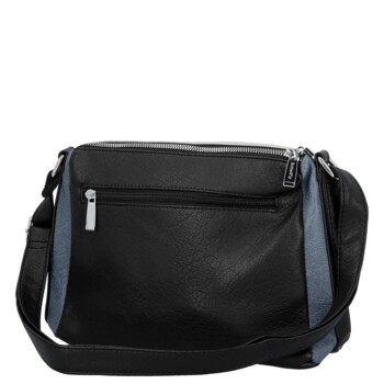 Dámska crossbody kabelka čierna/modrá - Firenze Joelle