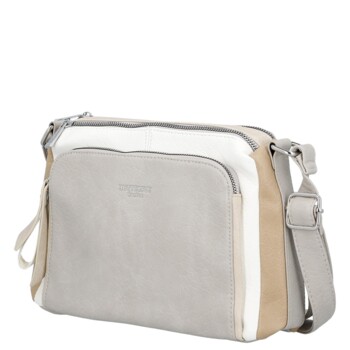 Dámska crossbody kabelka sivá/béžová - Firenze Joelle