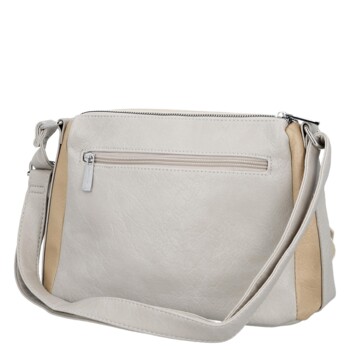 Dámska crossbody kabelka sivá/béžová - Firenze Joelle
