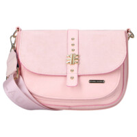Dámska crossbody kabelka ružová - Laura Biaggi Gana