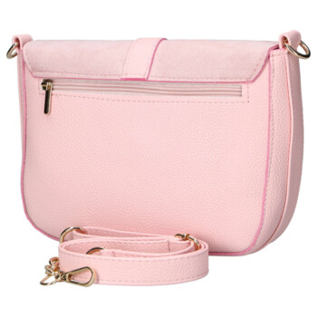 Dámska crossbody kabelka ružová - Laura Biaggi Gana