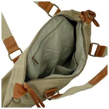 Dámska kabelka cez rameno svetlo zelená - Paolo bags Disma