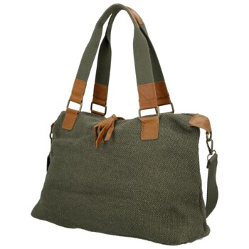 Dámska kabelka cez rameno tmavo zelená - Paolo bags Disma