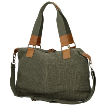 Dámska kabelka cez rameno tmavo zelená - Paolo bags Disma