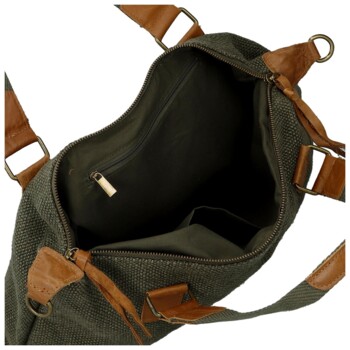 Dámska kabelka cez rameno tmavo zelená - Paolo bags Disma