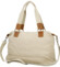 Dámska kabelka cez rameno krémová - Paolo bags Disma