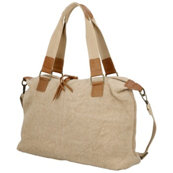 Dámska kabelka cez rameno béžová - Paolo bags Disma