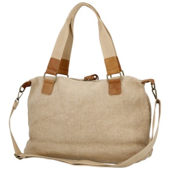 Dámska kabelka cez rameno béžová - Paolo bags Disma