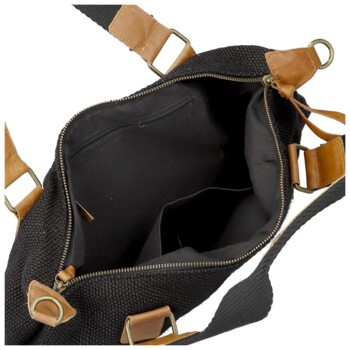 Dámska kabelka cez rameno čierna - Paolo bags Disma