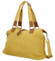 Dámska kabelka cez rameno žltá - Paolo bags Disma