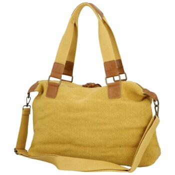 Dámska kabelka cez rameno žltá - Paolo bags Disma