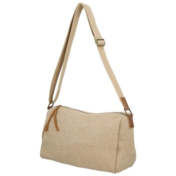 Dámska crossbody kabelka camel - Paolo bags Lajana