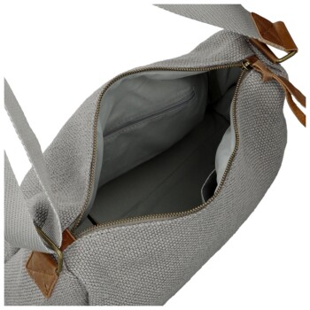 Dámska crossbody kabelka šedá - Paolo bags Lajana