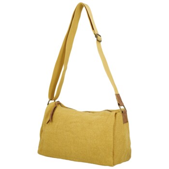 Dámska crossbody kabelka žltá - Paolo bags Lajana