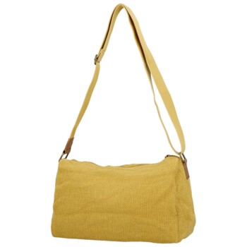 Dámska crossbody kabelka žltá - Paolo bags Lajana
