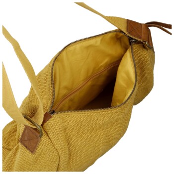 Dámska crossbody kabelka žltá - Paolo bags Lajana