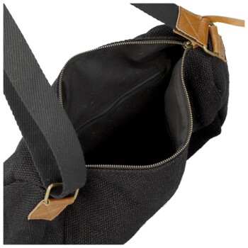 Dámska crossbody kabelka čierna - Paolo bags Lajana