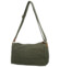 Dámska crossbody kabelka tmavo zelená - Paolo bags Lajana