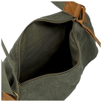 Dámska crossbody kabelka tmavo zelená - Paolo bags Lajana