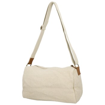 Dámska crossbody kabelka krémová - Paolo bags Lajana