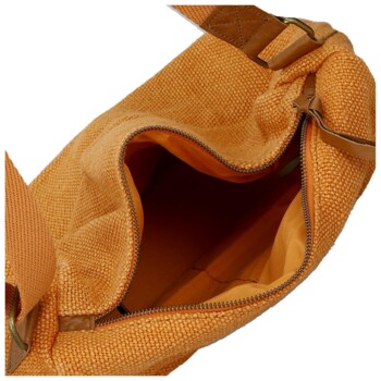 Dámska crossbody kabelka oranžová - Paolo bags Lajana