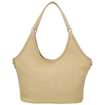 Dámska kabelka na rameno béžová - Paolo bags River