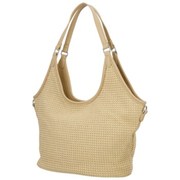 Dámska kabelka na rameno béžová - Paolo bags River