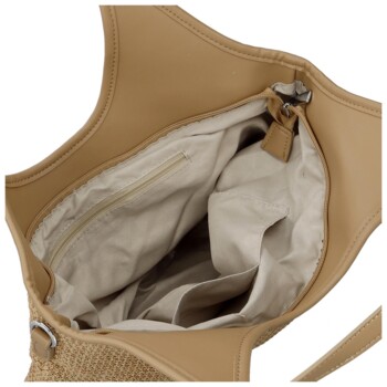 Dámska kabelka na rameno khaki - Paolo bags River
