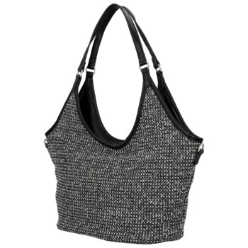 Dámska kabelka na rameno čierna - Paolo bags River