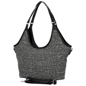 Dámska kabelka na rameno čierna - Paolo bags River