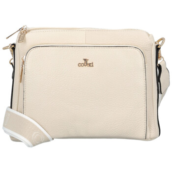Dámska crossbody kabelka krémová - Coveri Vangeli