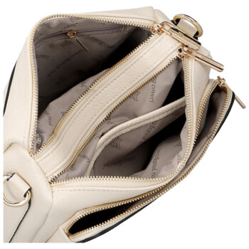 Dámska crossbody kabelka krémová - Coveri Vangeli