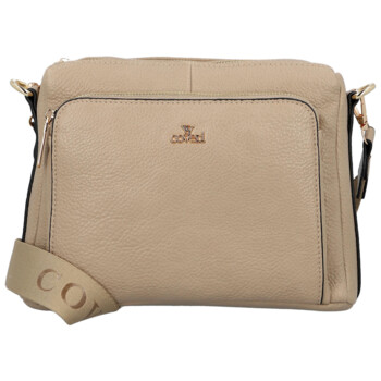 Dámska crossbody kabelka béžová - Coveri Vangeli