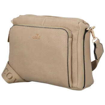 Dámska crossbody kabelka béžová - Coveri Vangeli