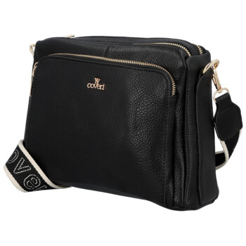 Dámska crossbody kabelka čierna - Coveri Vangeli