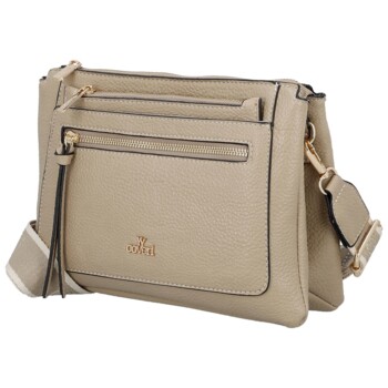 Dámska crossbody kabelka béžová - Coveri Kloe