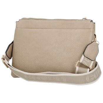 Dámska crossbody kabelka béžová - Coveri Kloe