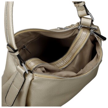 Dámska kabelka na rameno zlatá - Coveri Klaudia