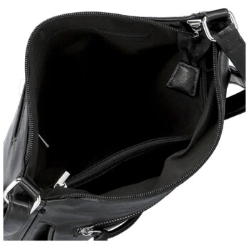 Dámska crossbody kabelka čierna - Firenze Ilma