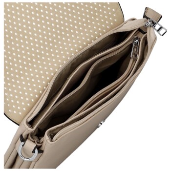 Dámska crossbody kabelka béžová - Firenze Julija
