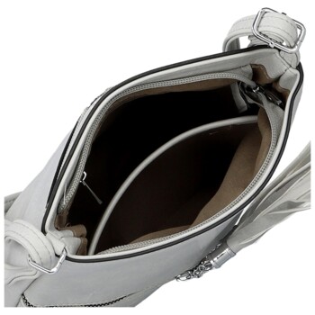 Dámska crossbody kabelka šedá - Firenze Emila