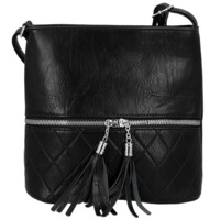 Dámska crossbody kabelka čierna - Firenze Emila