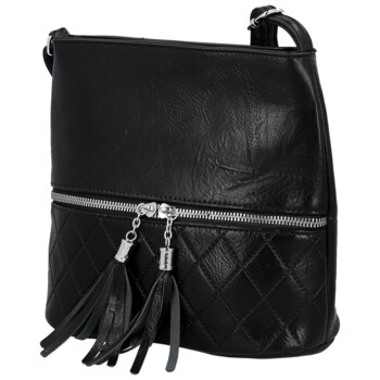 Dámska crossbody kabelka čierna - Firenze Emila