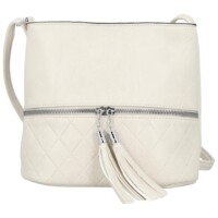 Dámska crossbody kabelka krémová - Firenze Emila